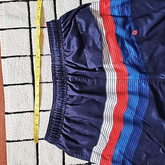 STUNNING BURNSIDE NAVY SWIM TRUNKS - Picture 9 of 10